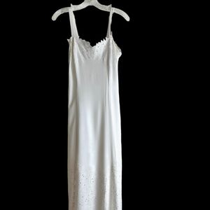 White Natural Rayon Sundress